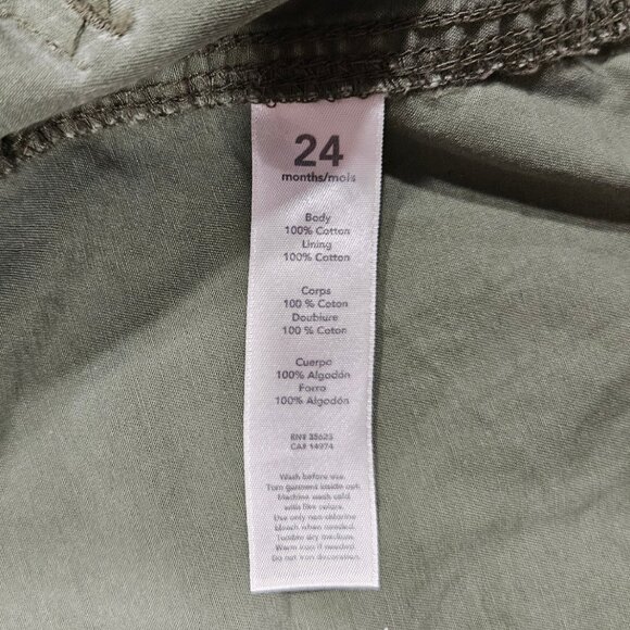 Carter’s Green Utility Hooded Jacket | 24 Months - Picture 8 of 8